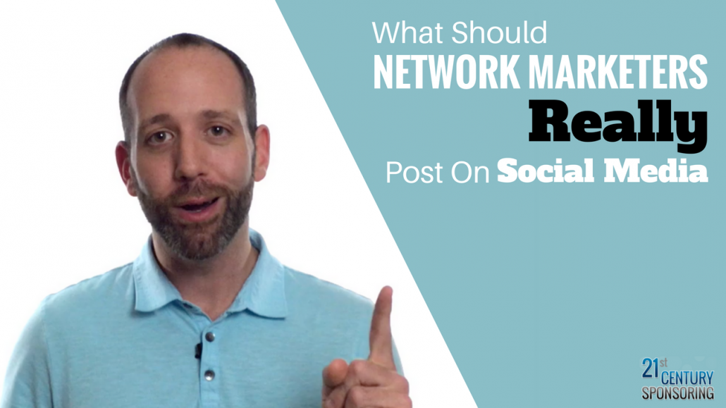 network marketing tips for posting on social media